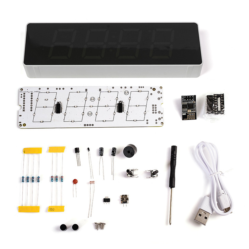 Home Automation Diy - ESP8266 IoT renkli WiFi saat kiti