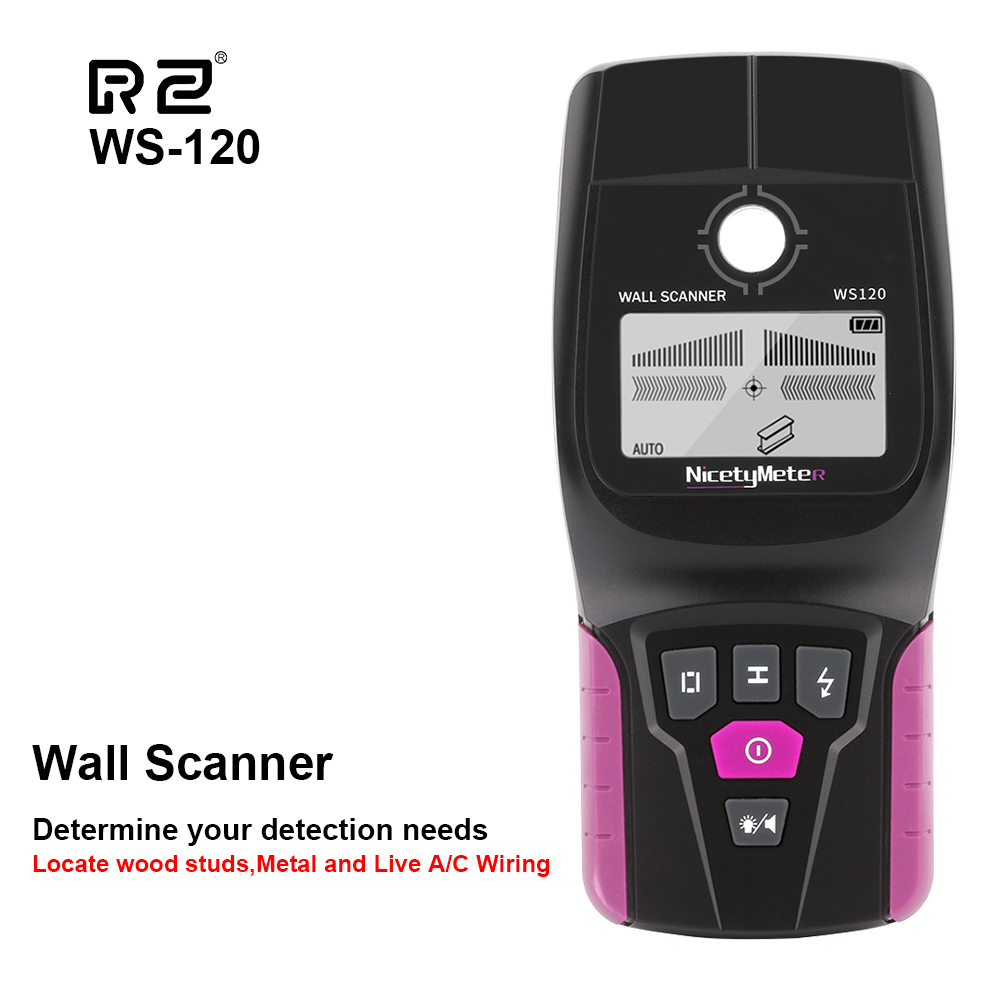 Water Leak Detector Wired - RZ Duvar Tarayıcı Çok Fonksiyonlu Duvar
