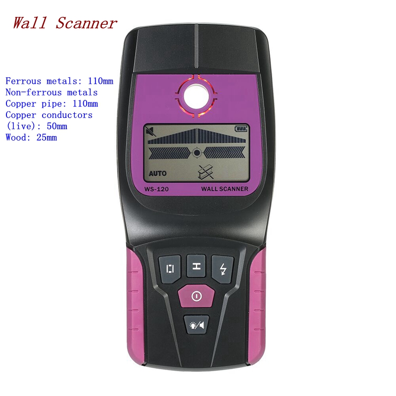 Water Leak Detector Wired - WS120 duvar tarayıcı çok fonksiyonlu duvar