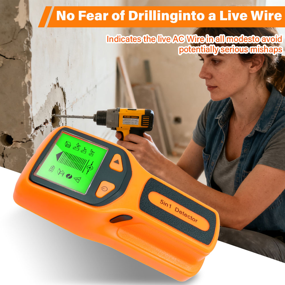 Water Leak Detector Wired - El Tipi 5'i 1 Arada Dijital