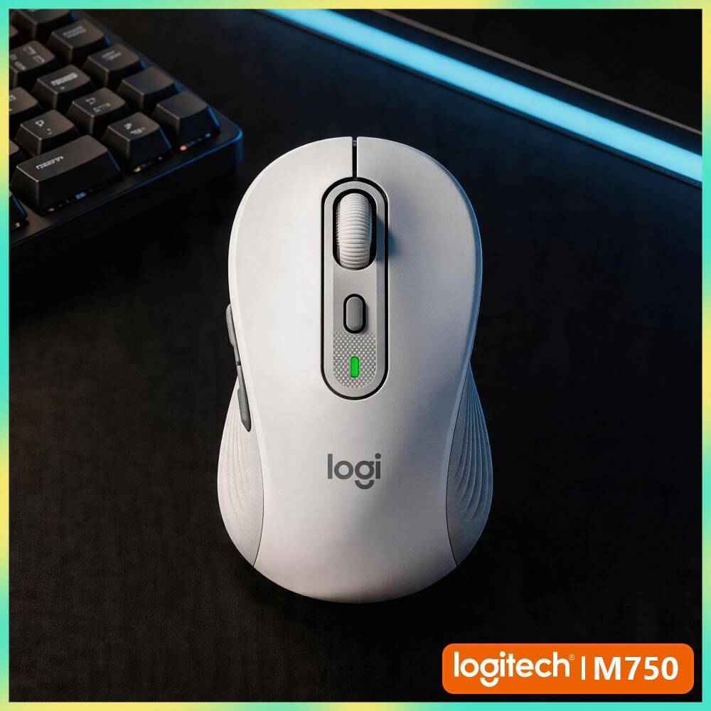 Home Automation Industry - Logitech M750 Ergonomik Mouse - Sessiz