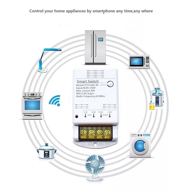Wifi 30A Röle Modülü 85-250V 2 - Home Automation Ideas incelemesi ve fiyatı