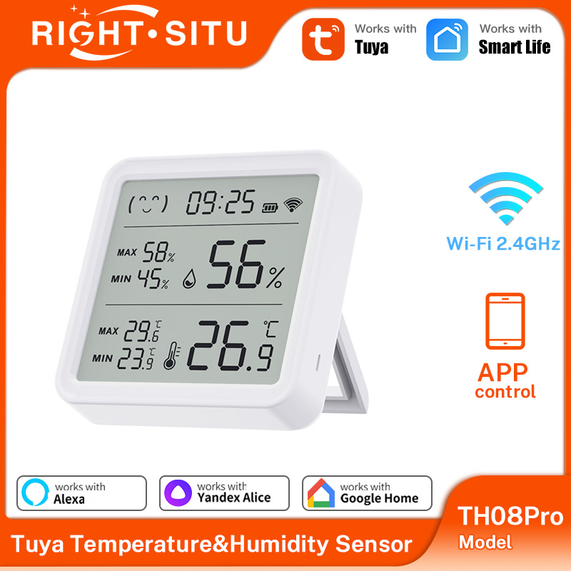 Tuya WiFi Termometre Higrometr - Temperature Humidity Sensor incelemesi ve fiyatı