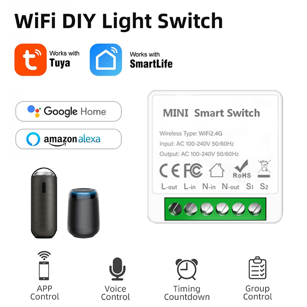 2 Yollu Kontrol Tuya Mini 16A  - Home Automation Diy incelemesi ve fiyatı